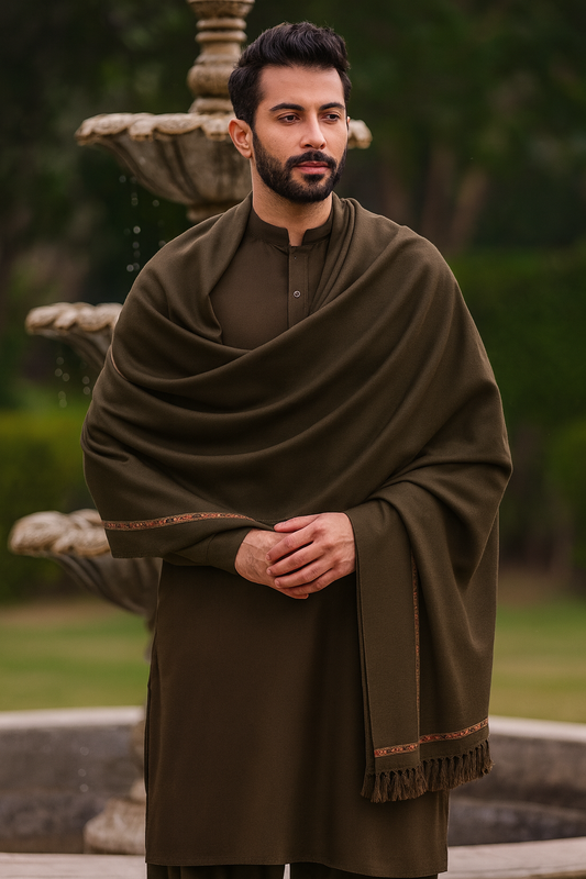 Sapphire Deep Brown Shawl